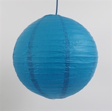 Ricepaper lamp shade 40 cm. Dark blue